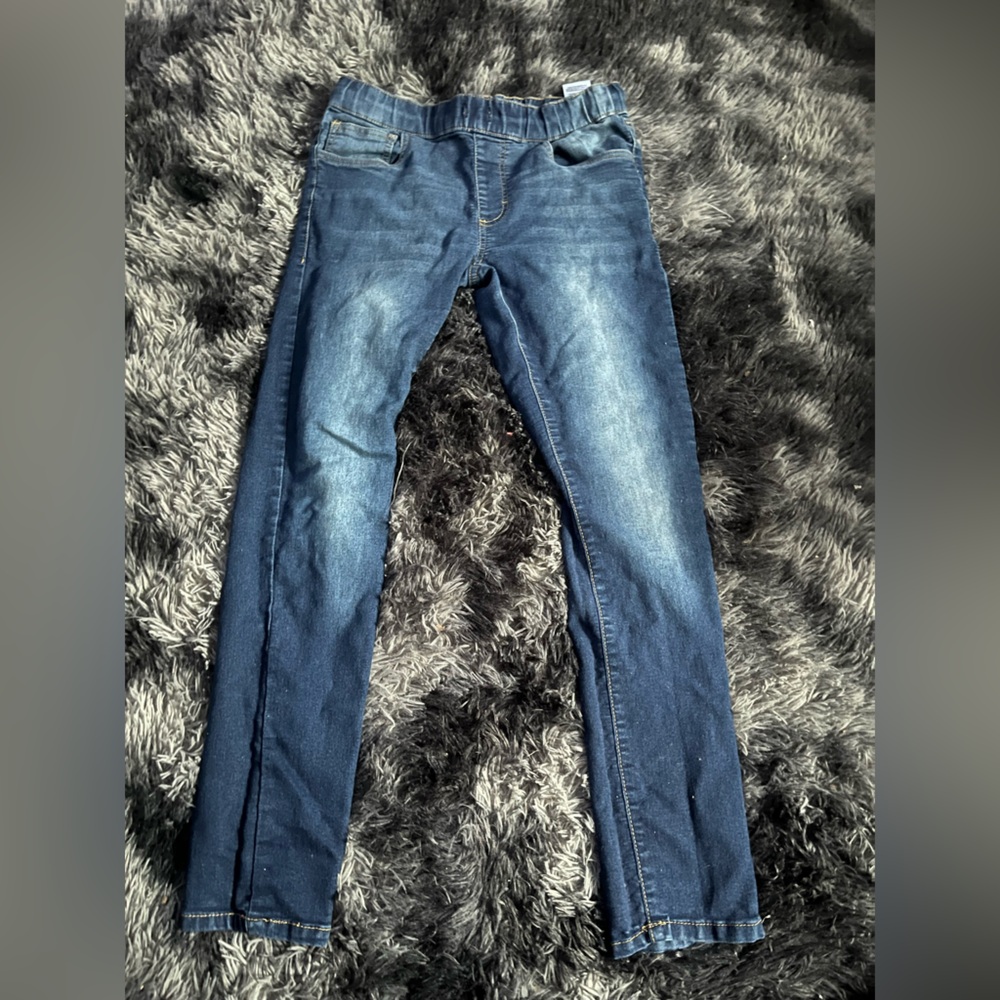 Lee Dark Blue Elastic Waist Jeans